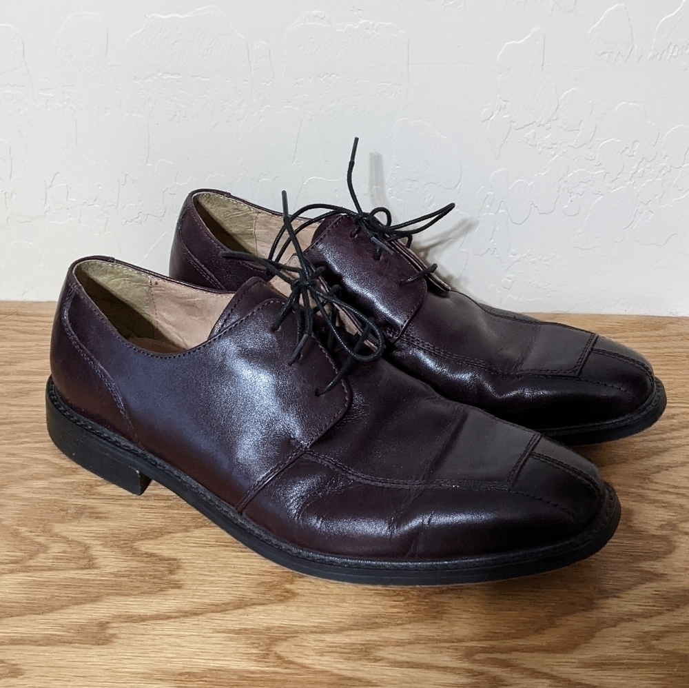 Florsheim Mens Leather Oxfords Brown/Burgundy